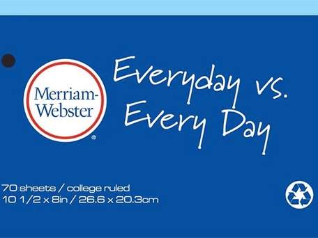 Everyday vs. Every Day (Video) Merriam-Webster